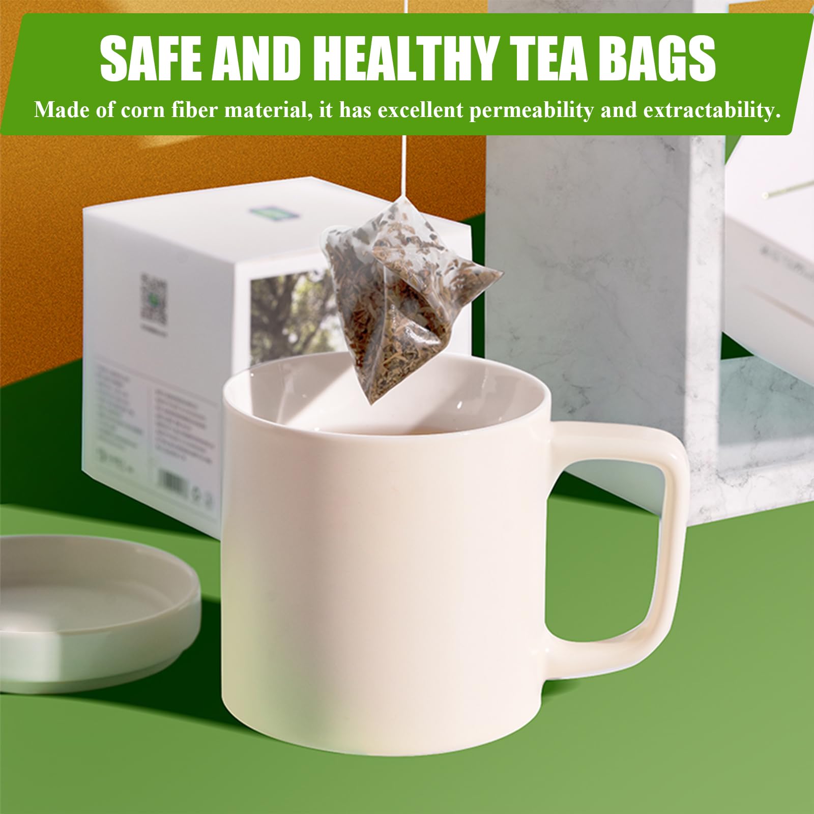 Organic Pu-erh Tea Bags, Raw (Uncooked) Chinese Yunnan Ancient Tree 2018 | 12 Individually Wrapped Tea Bags (1.5g Each) | Rich in Antioxidants