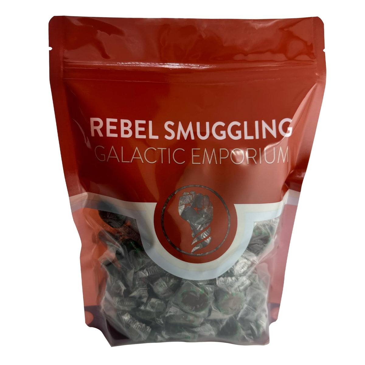 Chocolate Candy Mints Bulk 2lb Bag of Chocolate Mints Individually Wrapped by Rebel Smuggling Galactic Emporium.