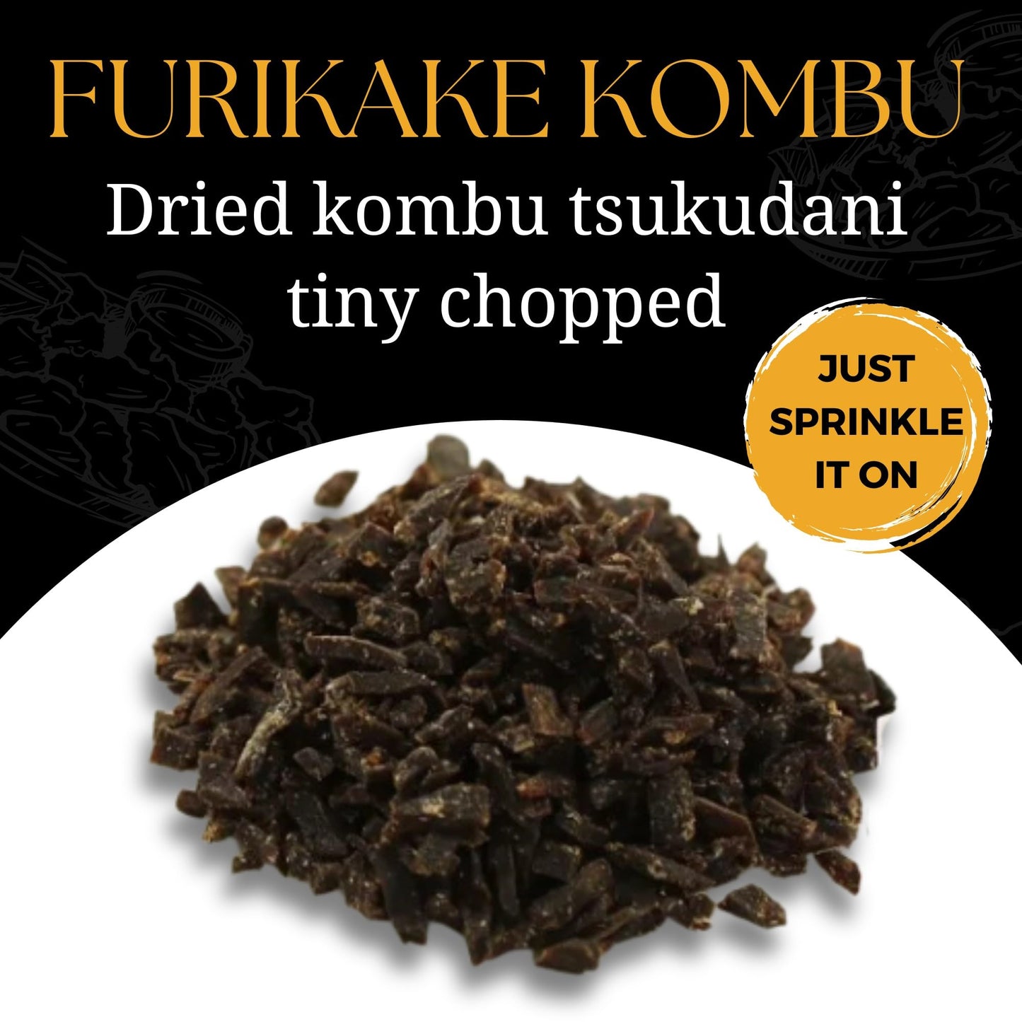 Furikake Kombu, Natural Umami, Kombu from Hokkaido, Made in Japan | No MSG, No preservatives, No additives, Non-GMO | 1.7oz (50g) by SUI of Tokyo