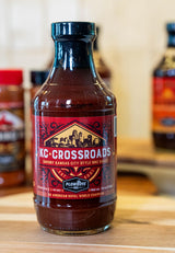 Plowboys KC Crossroads BBQ Sauce - Authentic Kansas City Style Barbecue Sauce - Sweet, Savory & Smoky BBQ Sauce for Chicken, Ribs, Pork & Beef (KC