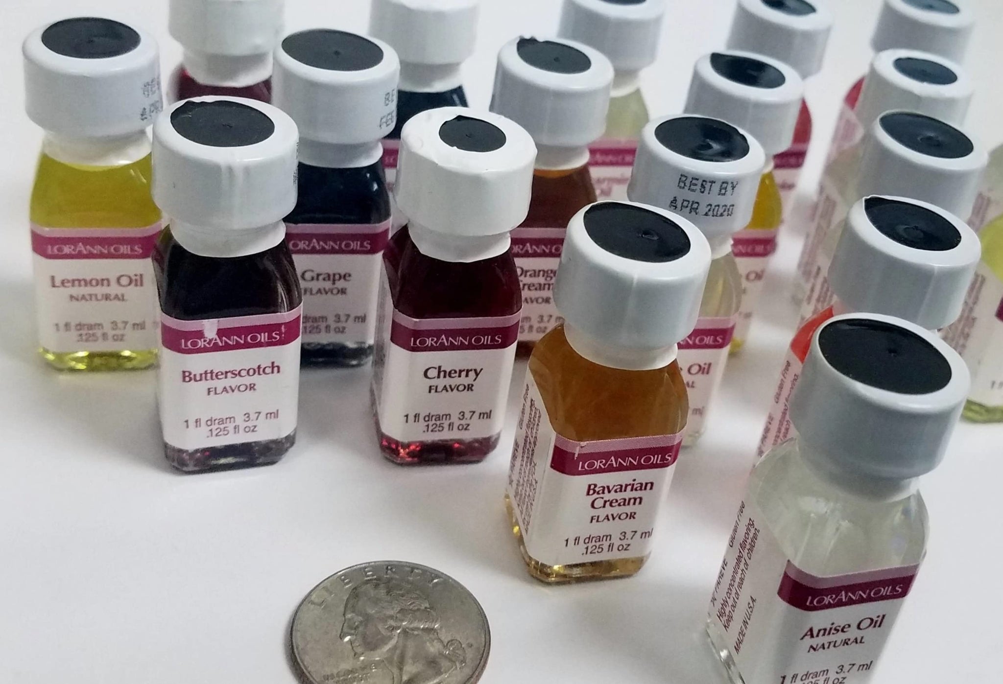 LorAnn SS Pack #1 of 12 Fruity Flavors in 1 dram bottles (.0125 fl oz - 3.7ml)