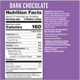 Little Secrets Dark Chocolate Crispy Wafers | 60 Minis | Made in Europe | Nothing Artificial & No Sugar Alcohols | Sustainable Cocoa | 3.5 Ounce (Pack