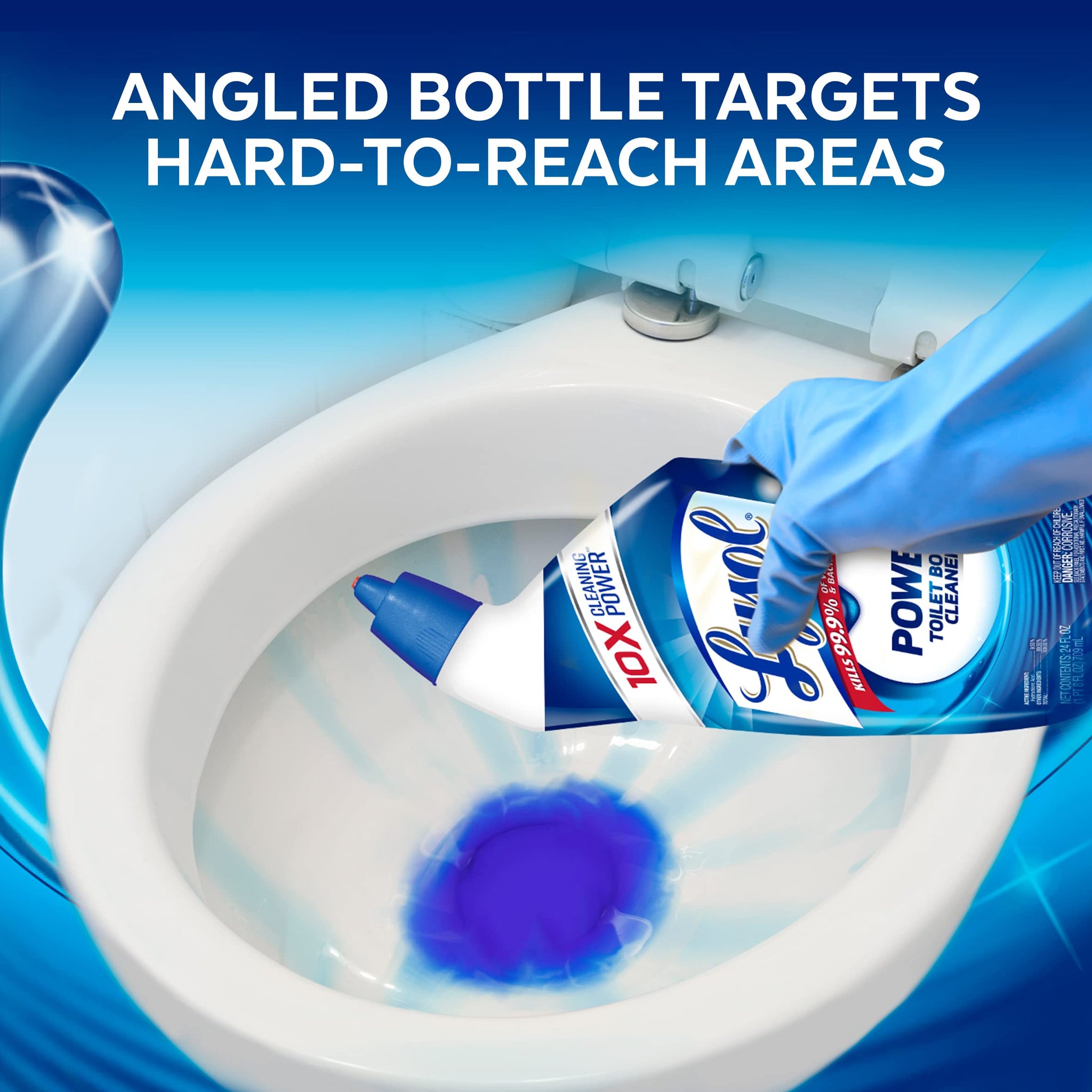 Lysol 1920098012 24-oz. Blue Toilet Bowl Cleaner - Quantity 99