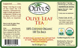 Olive Leaf Tea - Certified Organic - Non-GMO Herbal Tea Bags (100 count) - Sourced from Spain and Manufactured in USA - Antioxidant Immunity