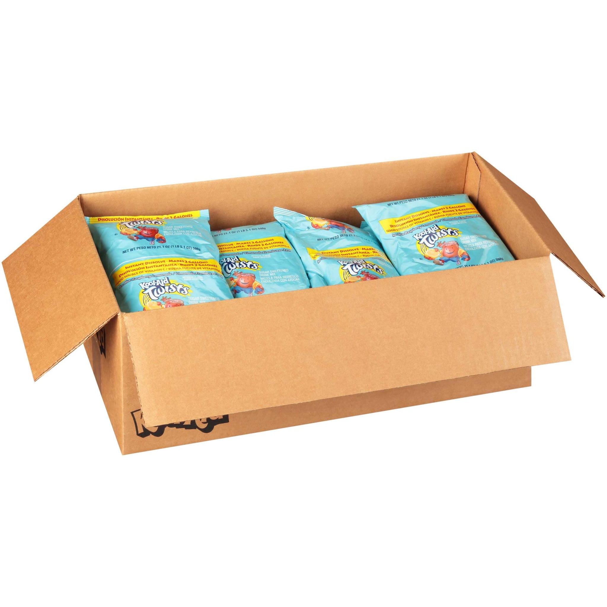 Kool-Aid Twist Blue Raspberry Lemonade 15 Case 2 Gallon
