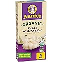 Annie's Organic Shells and White Cheddar, Made with Real Cheese, 6 oz