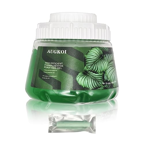 AUGKOI Formaldehyde Removal Gel, Strong Odor Eliminator, More Effective than Activated Charcoal, Room Deodorizer, Multi-purpose Air Freshener