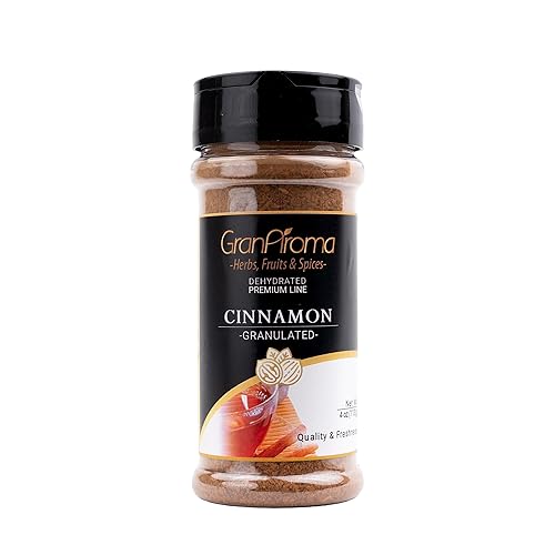 GranAroma Cinnamon Tea Cut, Aromatic, Freshly Sourced, All-Natural Spices for Soothing Herbal Tea - Perfect for Brewing or Blending (4 Ounce)