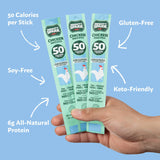 Mighty Spark Chicken Snack Sticks - Original Sea Salt & Pepper- 6g of Protein, No Antibiotics Ever, No Hormones Added, Gluten Free, Soy Free Meat