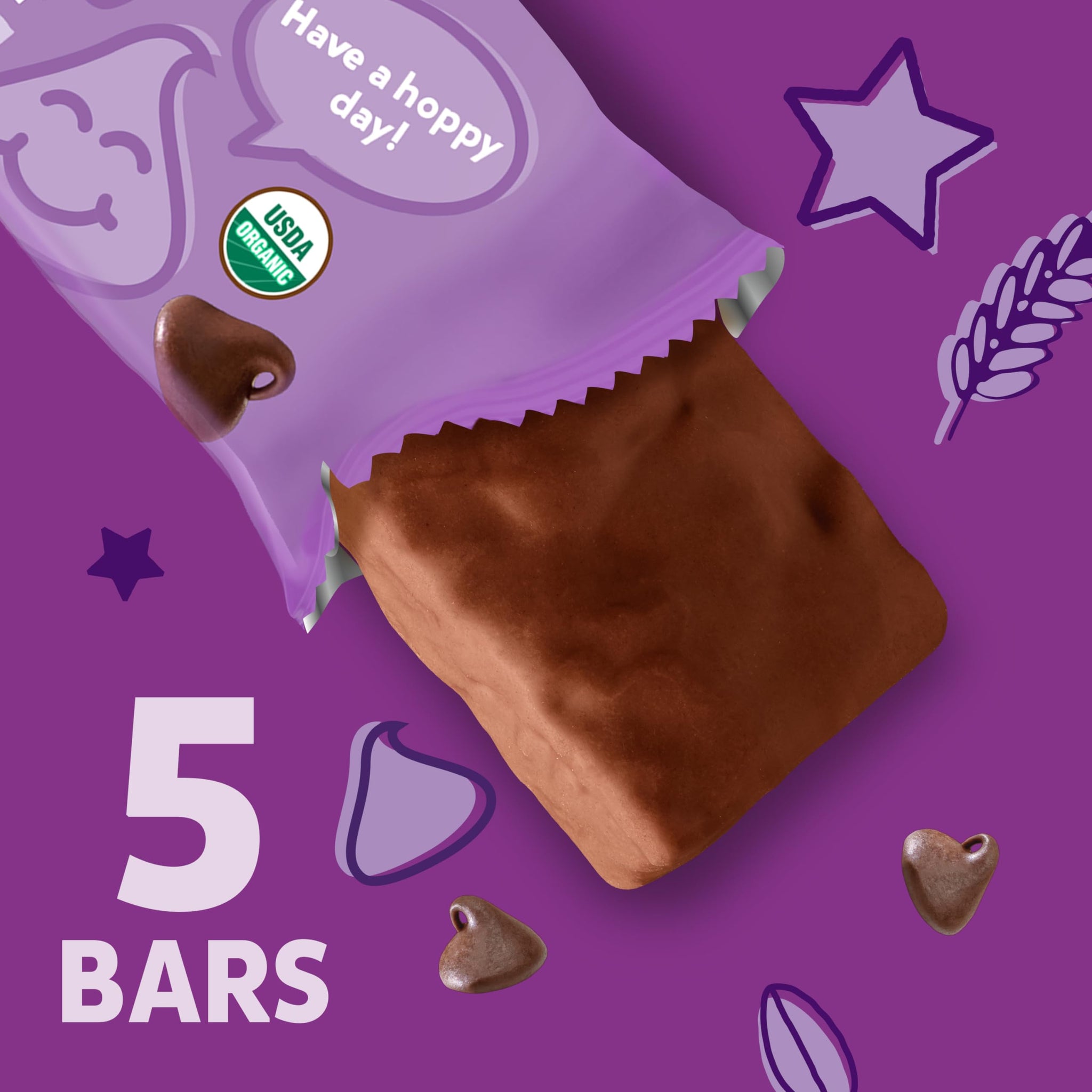 Annie's Chocolate Dipped, Chewy Chocolate Chip Granola Bars, 5 ct