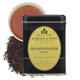 Harney & Sons Fine Teas Decaf Ceylon Black Tea Tin, 3oz Loose Leaf