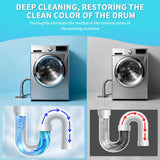Anmoro Washing Machine Cleaner Tablets,24 Pack Deep Cleaning Tablets for HE,Front & Top Load Washers - Eliminates Odor-Causing Buildup,Debris from the
