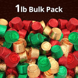 Candy Creamy Caramels Wrapped in Rich Chocolate, 1lb Pack of Christmas Candy Bulk, Delicious Christmas for Gifting, Perfect Christmas Chocolate Mix