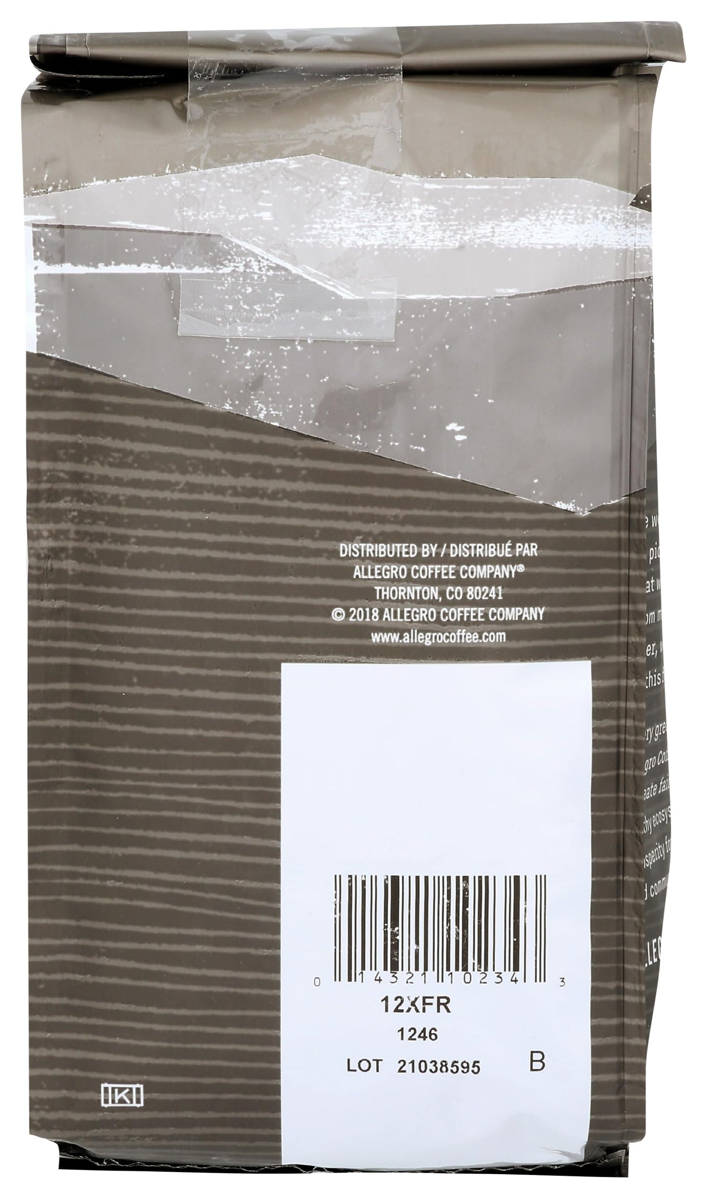 Allegro Coffee Extra Dark French Whole Bean Coffee, 12 oz