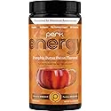 Perk Energy Drink Mix (Pumpkin Butter Pecan) 20 Servings - Caffeinated Healthy Coffee Alternative with Protein, 100mg of Caffeine, Gluten-Free