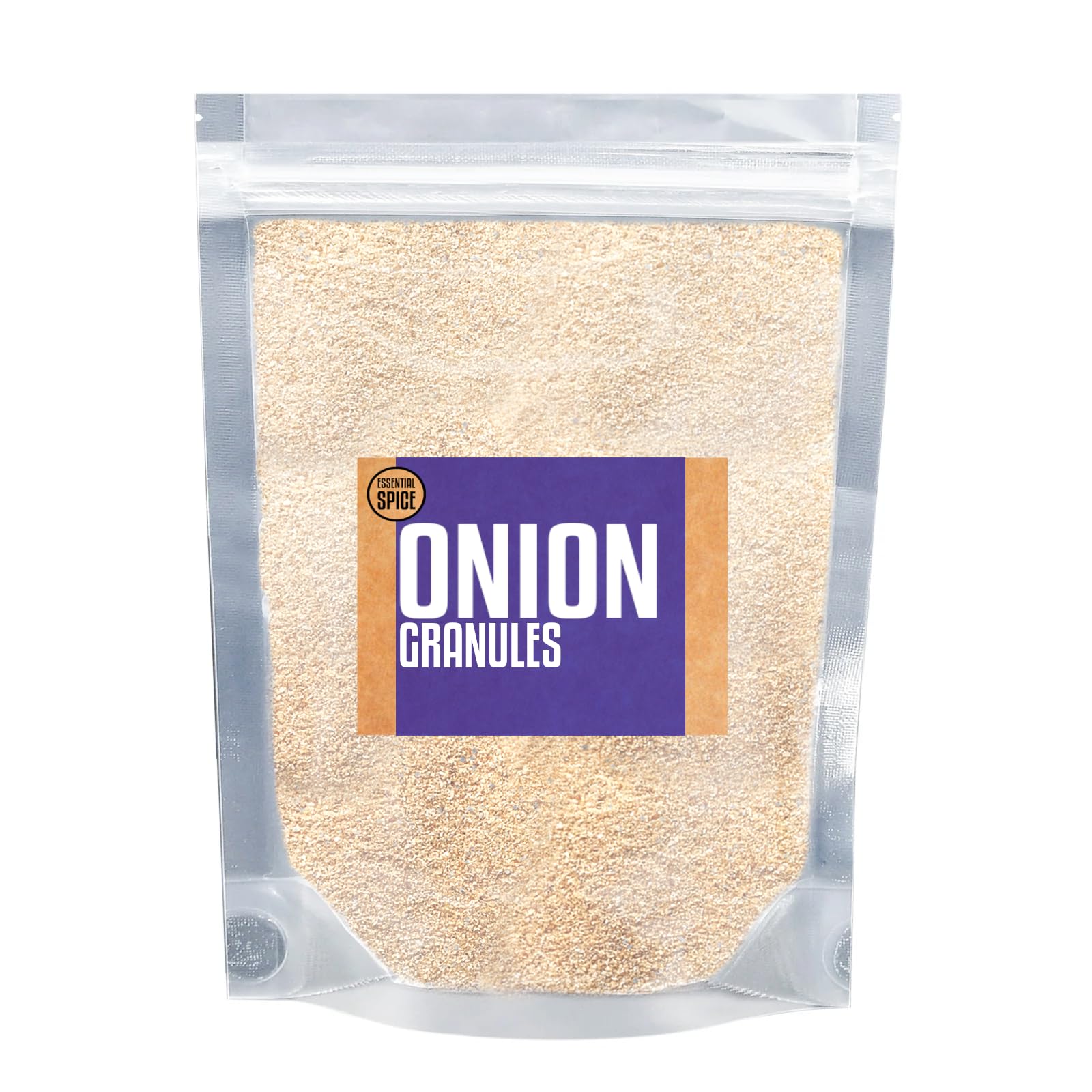 Essential Spice Granulated Onion, 3.5 oz - Bold, Savory & Slightly Sweet Flavor - Coarse Ground Onion for Seasoning Blends, Rubs, Sauces & Everyday