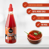 Best of Thailand Sweet Chili Sauce | 2 Bottles of 23.65oz Real Authentic Asian-Brewed Thai Marinade, Dipping Sauce & Glaze for Spring Rolls & Chicken