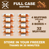 Antonina's Gluten-Free Bakery Cinnamon Chip Muffins | Nut Free | Peanut Free | Soy Free | Taste Homemade | Eigtht 4-Packs (32 Muffins)