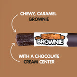 Goetze's Candy Caramel Brownie Cow Tales - 2.25 Pound Canister (36 Ounces) - Fresh from the Factory