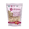 180 Snacks Pre-Meal Snack Skinny Rice Bar with Himalayan Salt 1 Pack, 3.22oz (Cranberry & Almond)