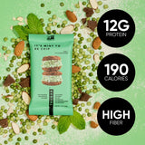 TRUBAR Vegan Protein Bar,It's Mint To Be Chip, Gluten Free, Plant Based Protein, Dairy Free, Non GMO, Soy Free, No Sugar Alcohols, 12G Protein, 12G