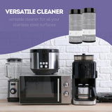 Swanky Stainless Steel Cleaner Wipes - Grime & Grease Remover Kitchen Cleaning Supplies - Clean & Shine, For Stove Top, Refrigerator, Sink, Oven