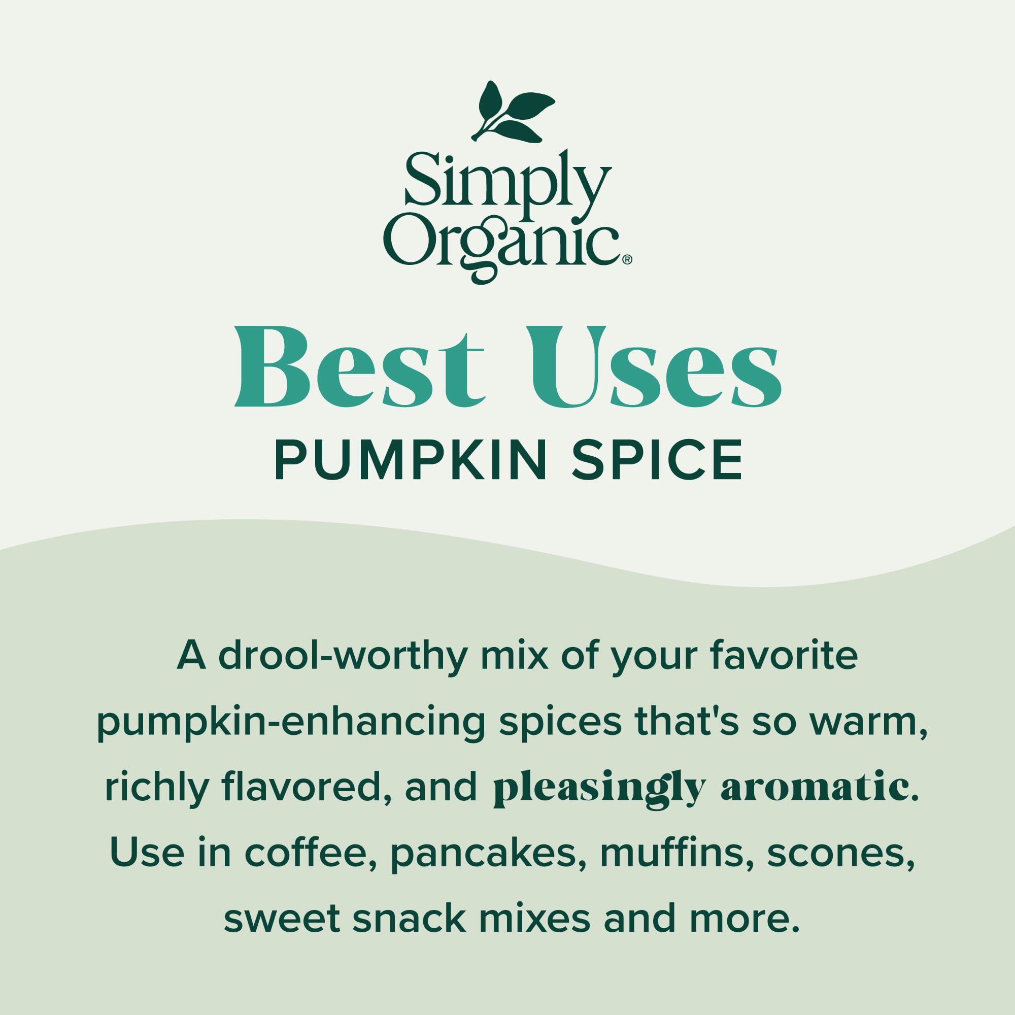 Simply Organic Pumpkin Spice, Certified Organic, Kosher | 1.94 Ounce (Pack of 1)