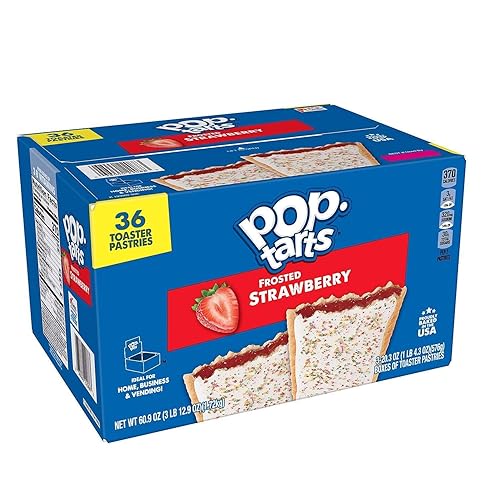Pop-Tart 3 set of 36Count Pop Tart Kellogg's, Frosted Strawberry