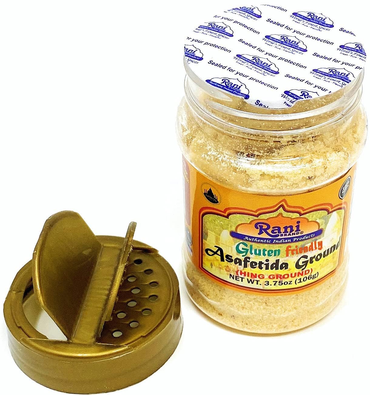 Rani Asafetida (Hing) Ground 3.75oz (106g) Gluten Friendly, PET Jar, Pack of 12 ~ All Natural | Salt Free | Vegan | Non-GMO | Asafoetida Indian Spice