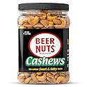 Beer Nuts Cashews, Sweet & Salty Taste, Unique Beer Nuts Flavor, Gluten Free, Kosher, Low Sodium Nut Snacks, American Made Since 1937 (41oz, Cashews)