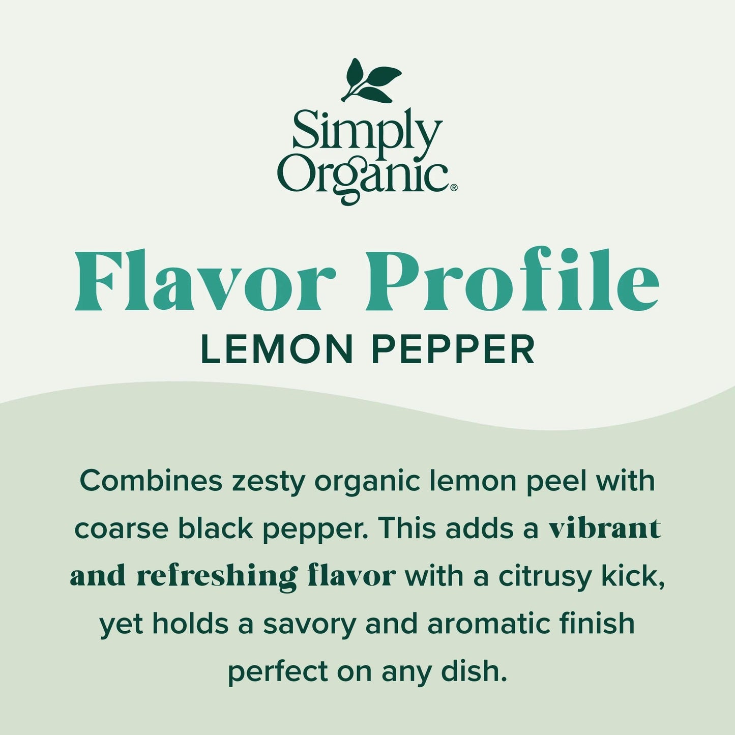 Simply Organic Lemon Pepper, Certified Organic, Kosher | 3.17 Ounce (Pack of 1)