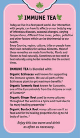 Herbal Cup Ayurveda Immune Tea, Organic Echinacea Booster, No Caffeine Herbal Teas (Immune Echinacea, 16 Count (Pack of 6))
