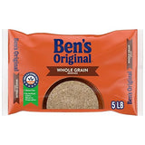 BEN'S ORIGINAL Whole Grain Brown Rice, 5 lb Bag