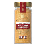 McCormick Gourmet Collection Poultry Seasoning, Organic, Non GMO, Kosher, Our Best Herbs & Spices, Blend of Thyme, Sage & Other Spices, Elevates Roast