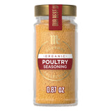McCormick Gourmet Collection Poultry Seasoning, Organic, Non GMO, Kosher, Our Best Herbs & Spices, Blend of Thyme, Sage & Other Spices, Elevates Roast