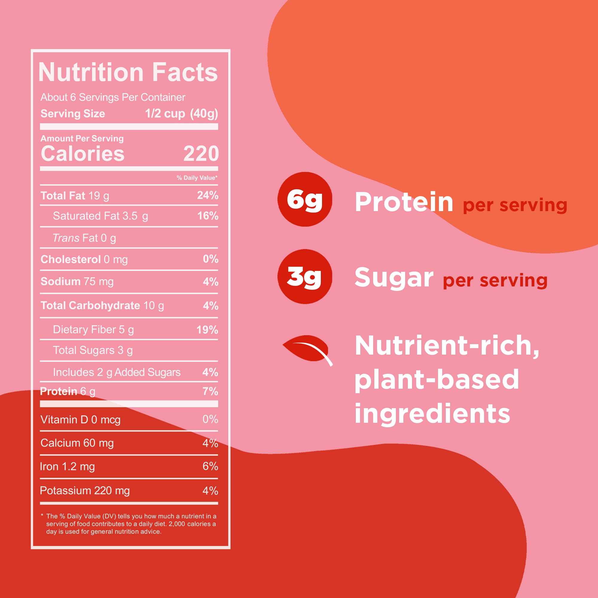 Three Wishes Granola, Maple Pecan (8-Pack) - Gluten Free Granola, 6g Protein & 3g Sugar Healthy Breakfast & On-the-Go Snack - Vegan, Kosher