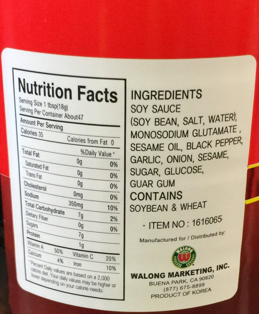 34.6oz Han Asia Korean BBQ Sauce for Ribs Kalbi Marinade, One Bottle Per Order