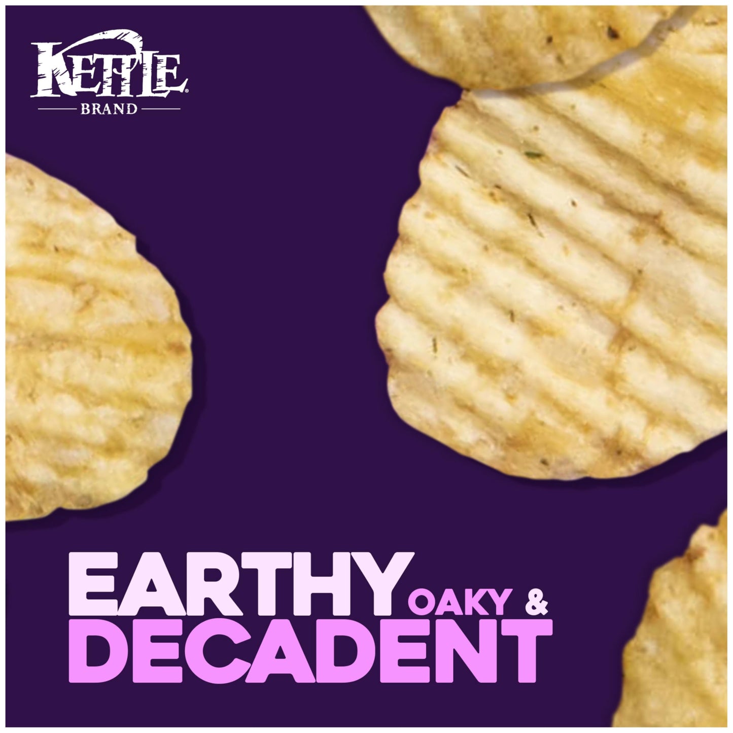 Kettle Brand Potato Chips, Krinkle Cut, Truffle Oil & Sea Salt Kettle Chips, 7.5 Oz
