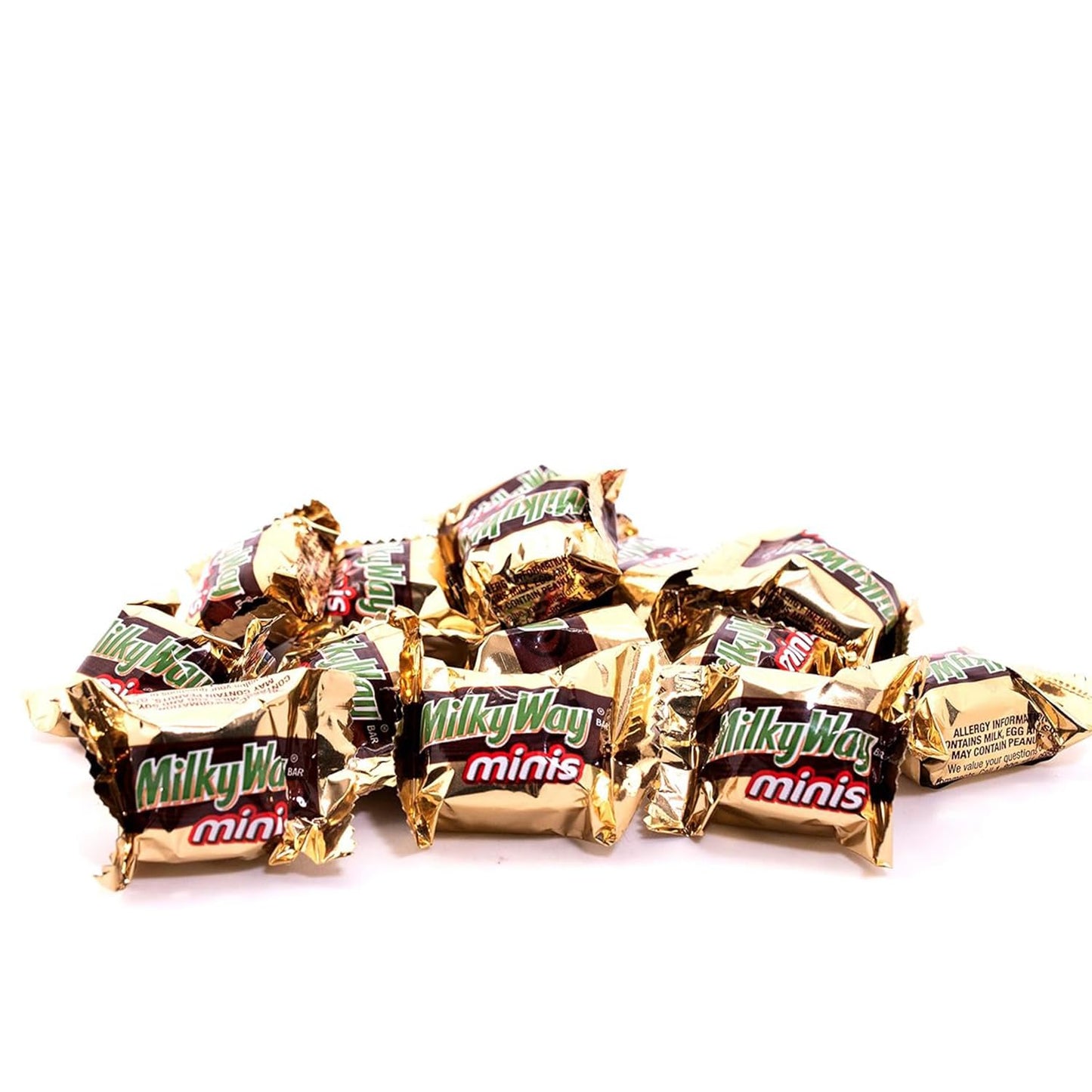 Mini Milky_Way Chocolate Bars - 1 lbs Fun Size Irresistible Mini Treats - Individually Wrapped Bulk Chocolate Candy - Delicious Sweets for Christmas