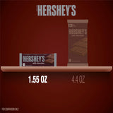 HERSHEY'S Milk Chocolate Candy Bars, 1.55 oz (36 Count)