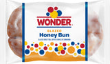 Wonder Glazed Honey Bun, Individually Wrapped Pastry Snack, 4 oz
