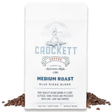 Crockett Whole Bean Coffee - Medium Roast Whole Coffee Beans with Smooth Flavor, Bold Aroma & Clean Finish - Perfect for Focused Energy, All-Day Drive