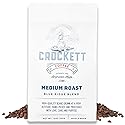 Crockett Whole Bean Coffee - Medium Roast Whole Coffee Beans with Smooth Flavor, Bold Aroma & Clean Finish - Perfect for Focused Energy, All-Day Drive