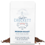 Crockett Whole Bean Coffee - Medium Roast Whole Coffee Beans with Smooth Flavor, Bold Aroma & Clean Finish - Perfect for Focused Energy, All-Day Drive
