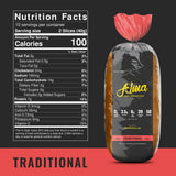 Alma Baking Bread - Low Carb, Low Glycemic, Keto Friendly, Low Calorie, Sugar Free - Sliced Loaf Sandwich Bread (Traditional, 14 Ounces (Pack of 3))