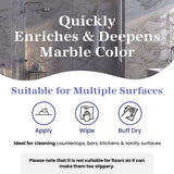 Marblelife Marble Gloss Conditioner, Used For Heavy Duty Countertop, Table, Bar, and Vanity Surfaces, Easy To Use Marble Conditioner Helps Rejuvenate