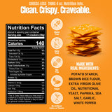 Every Body Eat Snack Cracker Thins, Cheese-Less - Gluten Free, Vegan, Dairy Free, and Seed Oil Free, 4oz