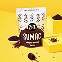 Sumac by Z&Z | Ground Sumac Spice Made from Fresh Tangy Citrus (Sumac) Berries | Turkish Sumac Seasoning for Marinades, Salads, Rice, & Hummus |
