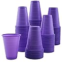 1000 PCs Dental Grade Disposable 5oz by OMNIA ONE | Purple Plastic Drinking & Rinsing Cups - Sturdy & Durable Unisex Dental Cups