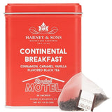 Harney & Sons Continental Breakfast, 20 sachets | Schitt's Creek Rosebud Motel Black Tea with Cinnamon, Caramel and Vanilla Flavors